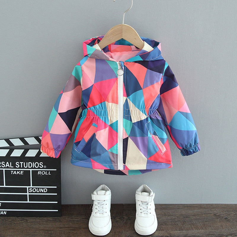 Modieuze Vlinder Regenjacke voor Meisjes - ButterflySplash
