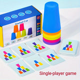 Onderwijs Stapelbekers Puzzelspel - StackSmart