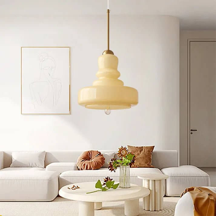 Glazen Hanglamp - Bauhaus Design