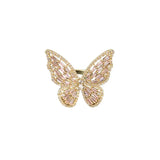 Kristallen Vlinder Ring – Elena