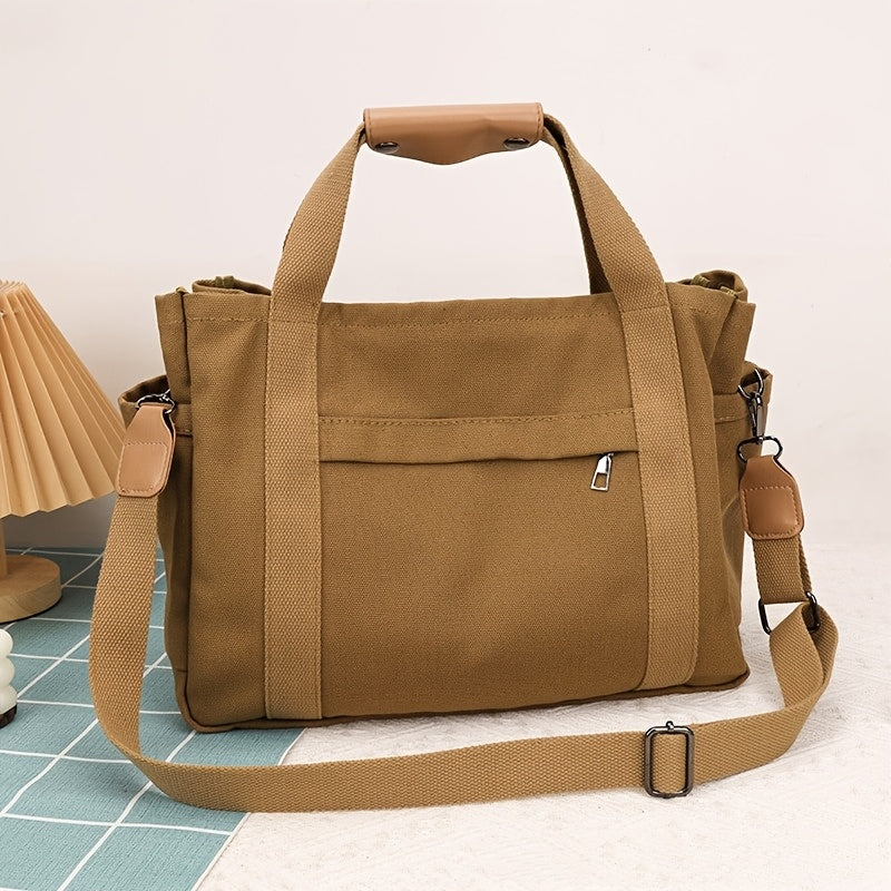 ComfortCarry Dames Tote Tas – Lichtgewicht met Afneembare Band en Veel Opbergruimte