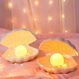 PearlGlow - Droom Parel Schelp Nachtlamp