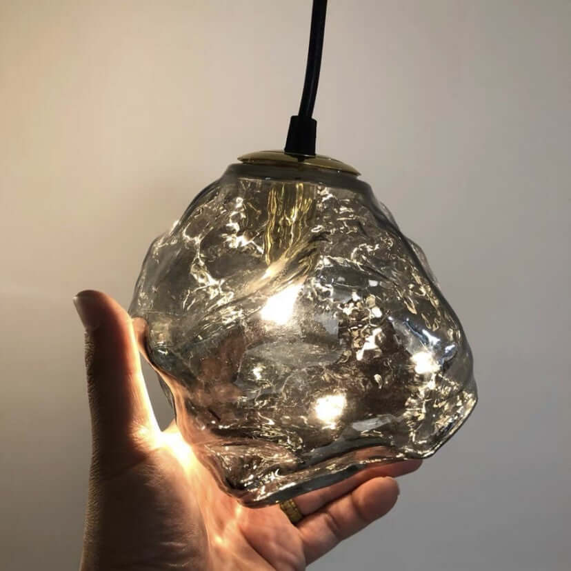 Hanglamp met Lavaglas Design