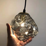 Hanglamp met Lavaglas Design