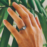 Stijlvolle Maansteen Statement Ring – Iris