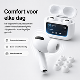 Pro draadloze oordopjes met touchscreen | Uitstekende geluidskwaliteit en touchscreen-ervaring