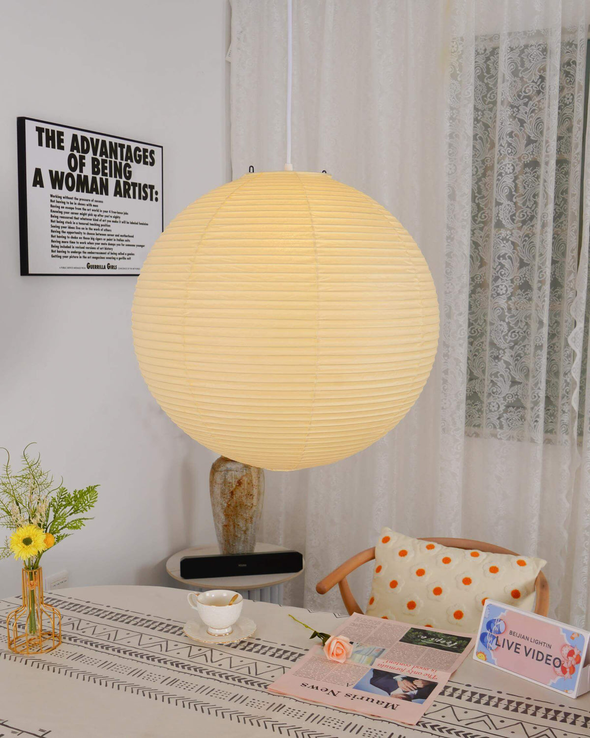 Hanglamp van Papier - Design Verlichting