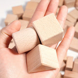 Natuurlijke Houten Bouwblokken Set - Voor Creatief Spel en Educatie