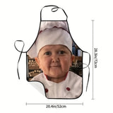 Little Chef Grappige Hasbulla Schort – Voor Koken, Bakken en Tuinieren