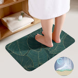 Tropische Bladeren Badmat Set – Absorberend en Comfortabel voor de Badkamer