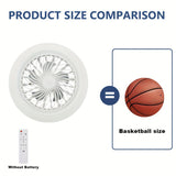 LED Slimme Ventilatorlamp – Dimbaar en Stil