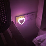 HeartGlow LED Nachtlampje - Slimme Dusk-to-Dawn Nachtverlichting