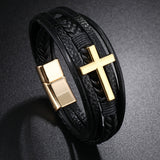 Spirituele Leren Armband - Voor de Moderne Man
