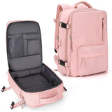 Travelliva Dames Reisrugzak 35 L | Waterdicht & met USB-aansluiting | Anti-diefstal & Schoenenvak | Voor Wandelen, Dagelijks Gebruik & Reizen