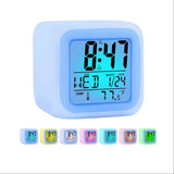 LED Digitale Wekker – Temperatuurweergave en Weervoorspelling, Stille Functie