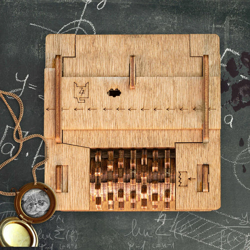 Interactieve Houten Escape Puzzlebox – MindVault