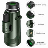 Compact 600x Ultra-Zoom Monoculair | HD Meervoudig Gecoat Optisch Glas | HyperClarity Lens Technologie | Weerbestendig & Schokbestendig Chassis | Geïntegreerde Smartphone Adapter | Lichtgewicht < 200g Langeafstandscamera