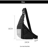 Heren Crossbody Tas - Compact Lichte Sling Design