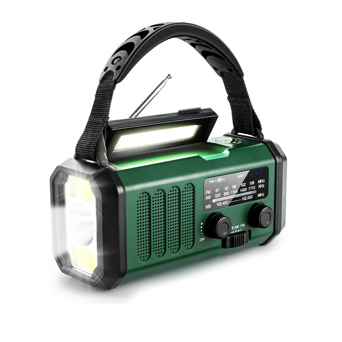 Professionele Noodradio - Opwindbaar & Solar - Krachtig en Duurzaam