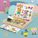 Magnetisch dubbelzijdig tekenbord-set – MiniArt Studio