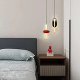 Hanglamp van gekandificeerd glas