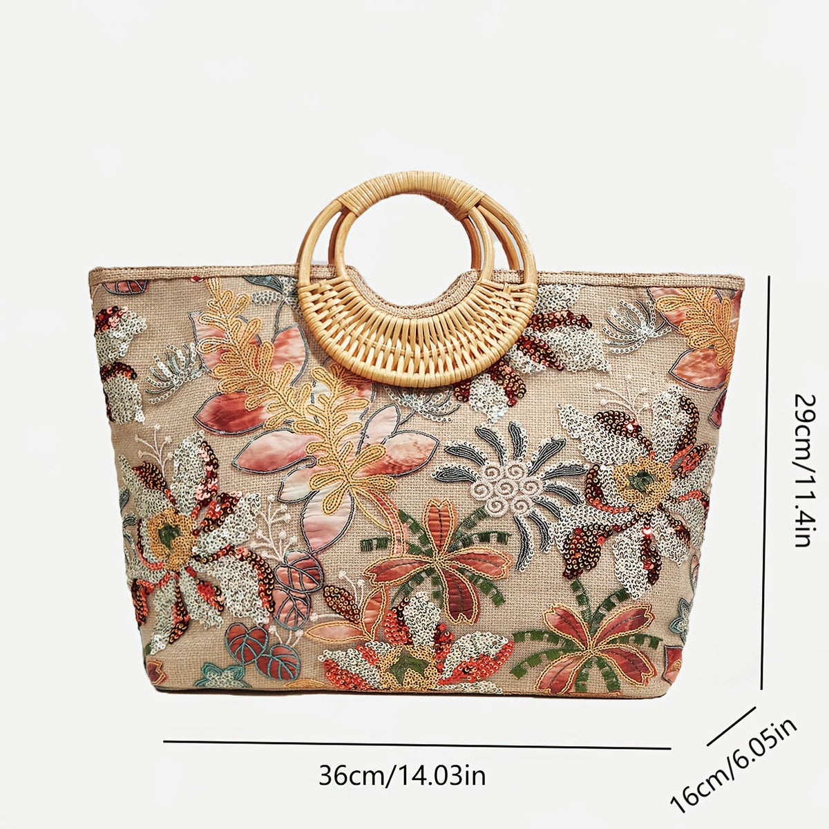 Floral Elegance Tote – Stijlvol en Praktisch
