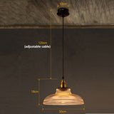 LoftVintage Industriële Glazen Hanglamp – Retro Antiek Armatuur voor Bar en Woonkamer