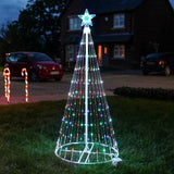 XmasRay | Multikleurige LED Geanimeerde Buitenkersboom Verlichting
