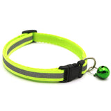 Reflecterende Kattenhalsband met AirTag Houder en Bel – Verstelbare Halsband voor Nachtzichtbaarheid