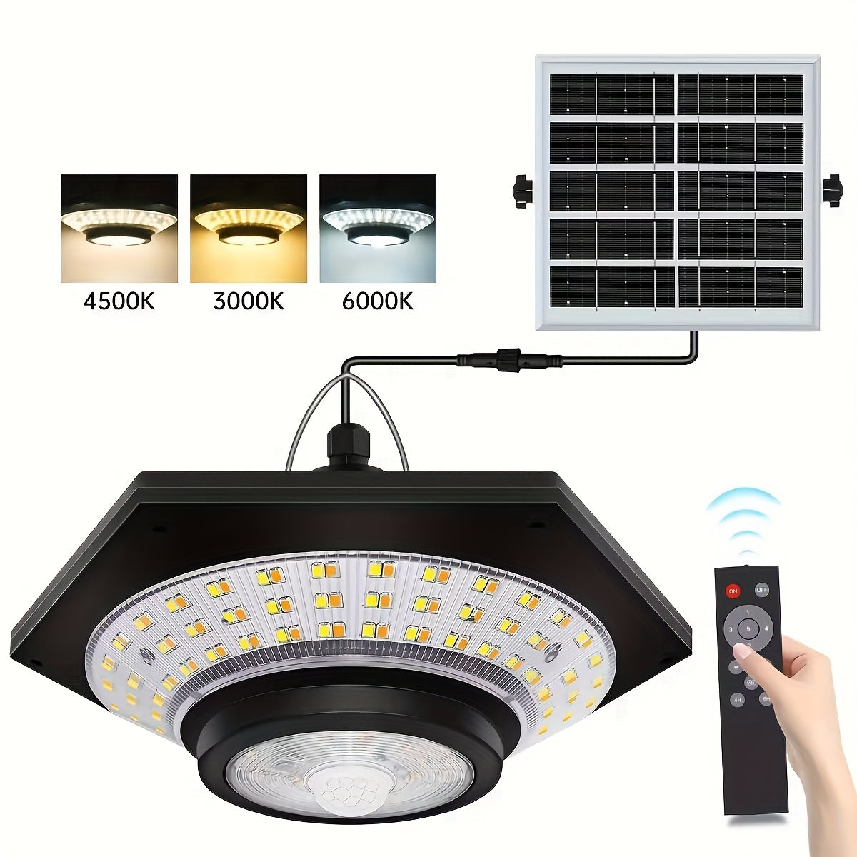 Slimme Zonnehanger LED Lamp – Helder, Veilig en Energiezuinig