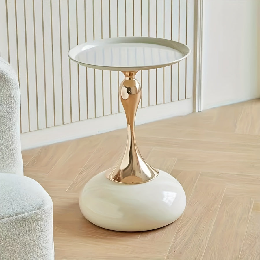 Ningqin Gouden-Witte Zijkast – Compact en Chic Design