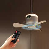 USB Oplaadbare Hangventilator – Draagbaar met LED Licht