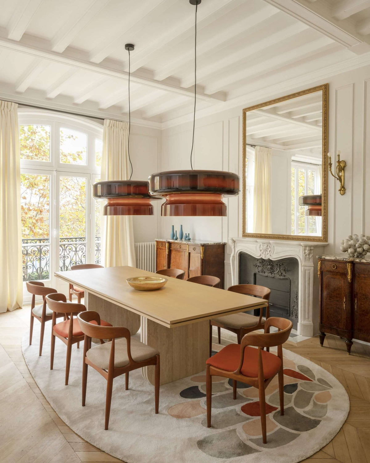 Bohemien Stijl Hanglamp - Glas & Metaal LED