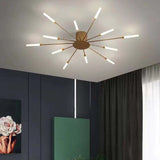 Moderne LED plafondlamp - minimalistisch ontwerp in zonnestraalstijl