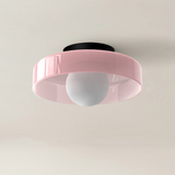 Moderne Ronde Glazen Plafondlamp – Elegante & Minimalistische Ontwerp