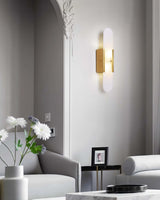 Moderne Wandlamp - Albast & Metaal