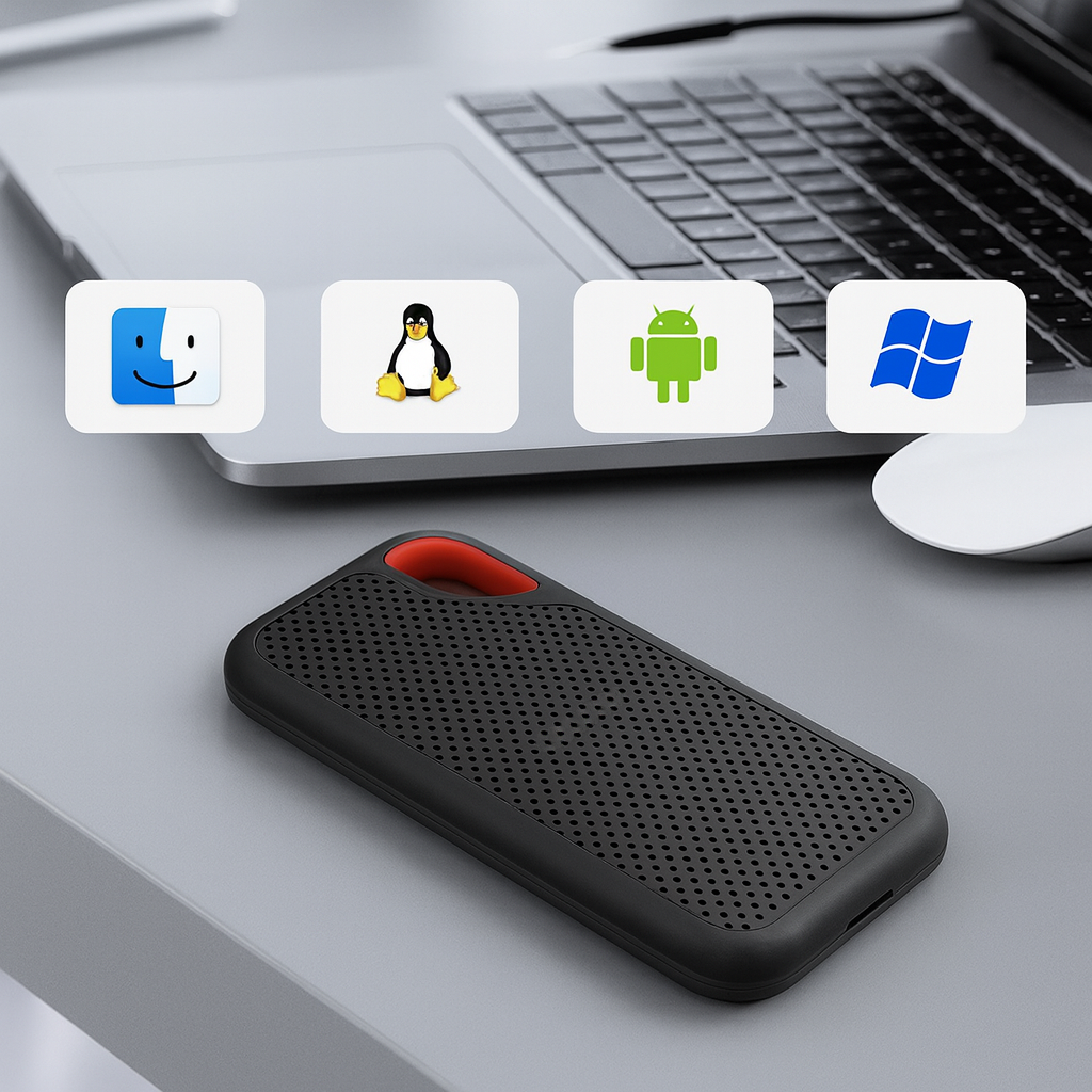 Externe harde schijf | SSD met 2 TB opslag | DataBox