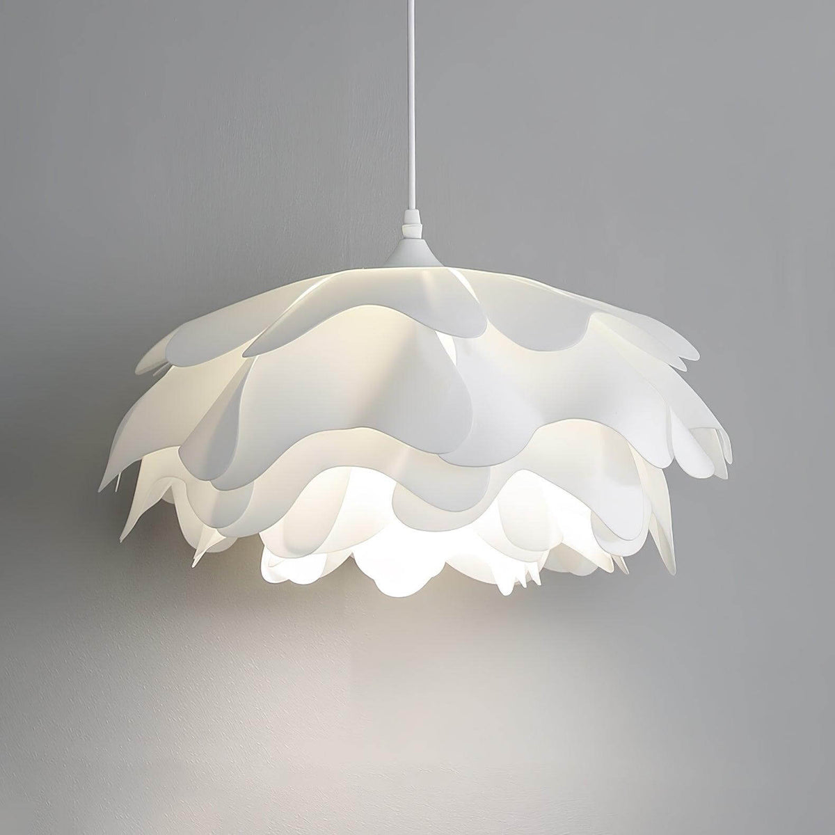 Bloemvormige Hanglamp - Witte Hanglamp