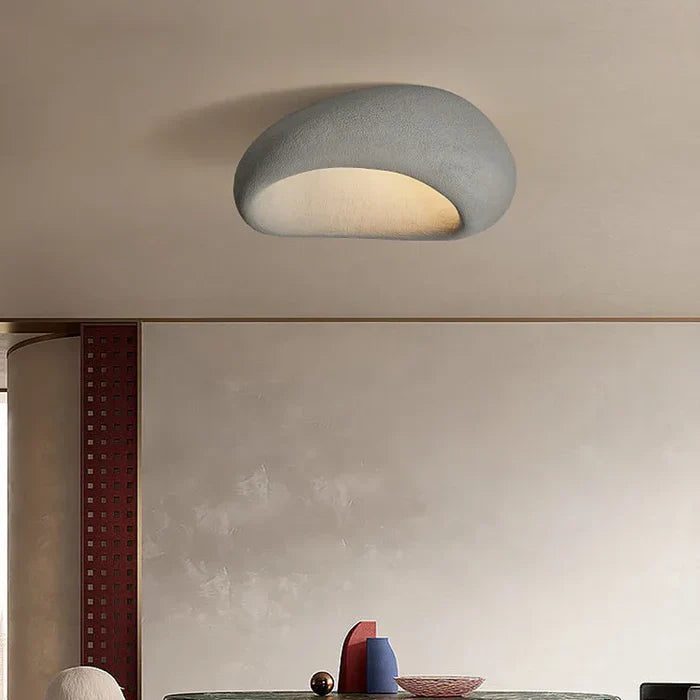 Natuurlijke Wabi-Sabi Plafondlamp - SereneAura