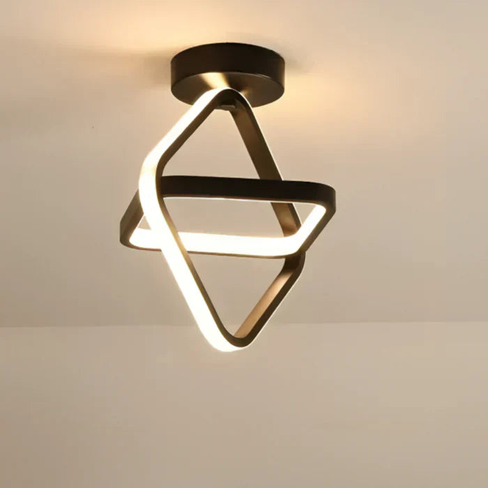 Moderne LED-Plafondlamp met Dubbelring-Design – Twilight Rings