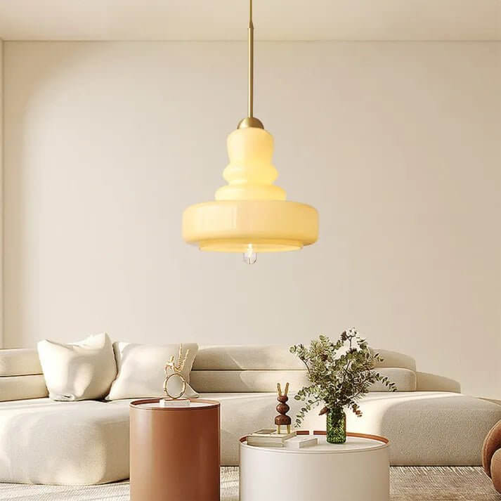 Glazen Hanglamp - Bauhaus Design