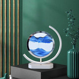 Deko LED Tafel lamp | Moderne Designer Lamp | Zandbeeld om te draaien | SandScape