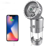 Solar Fan Light | Multifunctionele lamp met ventilator