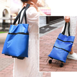 ShopEase Bag | Vereenvoudig je winkelervaring met de vergrootbare tas op wieltjes!