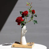 FloralGrip Vase | Verfraai je bloemwerk met een artistieke handvaas!
