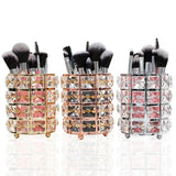 Crystal Brush Holder | Glamoureuze make-up kwast opslag!