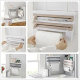 WrapHub | Handige dispenser voor huishoudfolie en papieren handdoekjes!