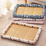 Rattan Pet Mat | Zorg voor het comfort van je huisdier op warme dagen!