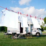 Travel Clothesline | Jouw oplossing voor het drogen van kleding op de camping, in hotels of zelfs thuis!