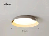 Moderne plafondlamp met houtpatroon – Stijlvolle LED-verlichting voor de woonkamer